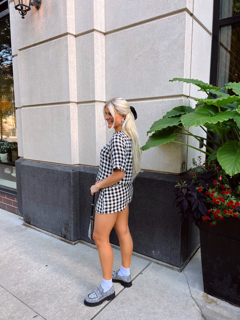 Bow & Pearl Set// Black